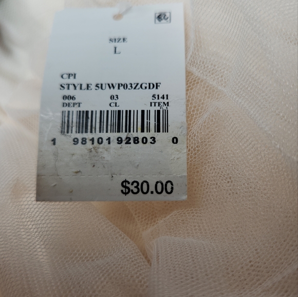 Adult Wicked Tulle Graphic Skirt - Blush XL - Picture 5 of 16